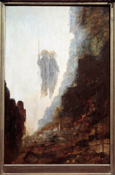 De engelen van Sodom door Gustave Moreau