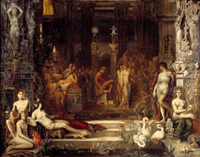 De dochters van Thespius door Gustave Moreau