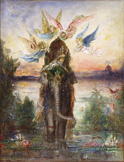 De Heilige Olifant Péri door Gustave Moreau