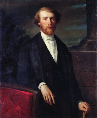 Portret van Pierre Schlumberger, 1864 door Gustave Ricard