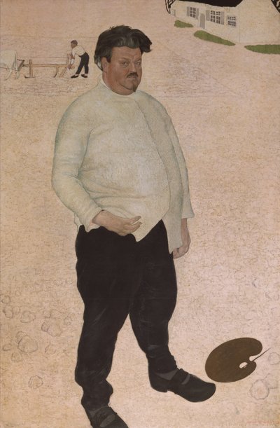 Portret van Valerius de Saedeleer door Gustave Van de Woestyne