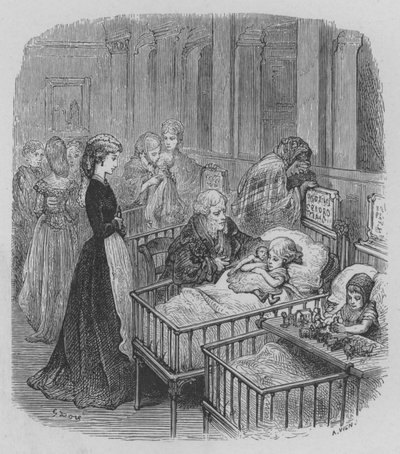 Ziekenhuis voor Kinderen door Gustave after Dore