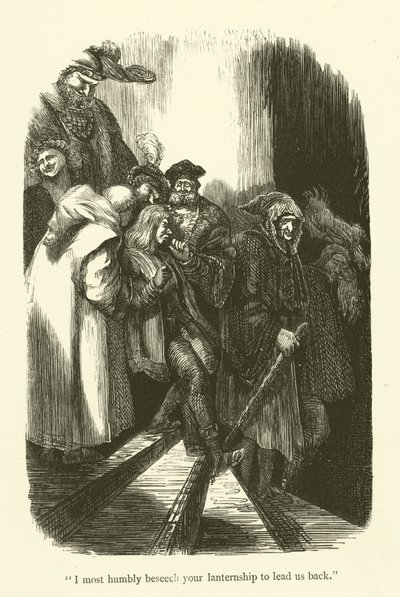 Illustratie voor de werken van Rabelais door Gustave after Dore