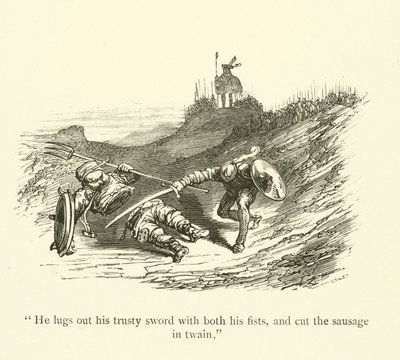 Illustratie voor de werken van Rabelais door Gustave after Dore