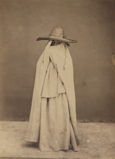Algerijnse vrouw, eind 1850s door Gustave de Beaucorps