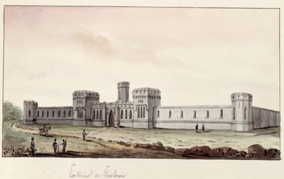 Penitentiaire inrichting in Pennsylvania, 1831 door Gustave de Beaumont
