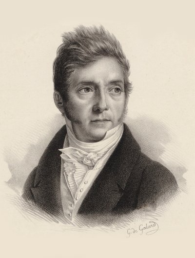 Portret van de componist Pierre Jacques Joseph Rode 1774-1830 door Gustave de Galard