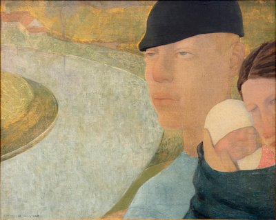 Boerenfamilie door Gustave Van de Woestyne