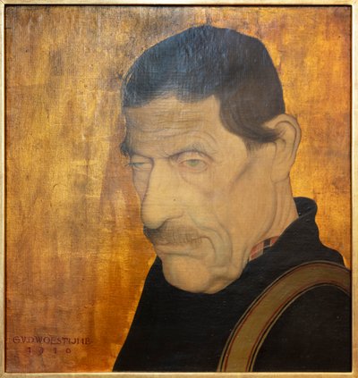 Hoofd van een Man-Nandje Hooft door Gustave Van de Woestyne