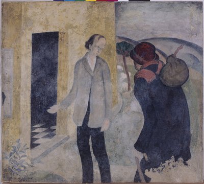 Gastvrijheid aan vreemdelingen door Gustave Van de Woestyne