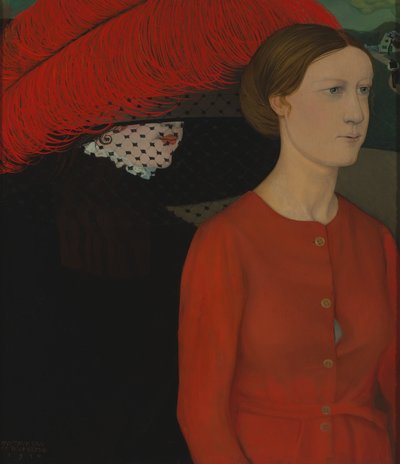 Twee veren door Gustave van de Woestyne