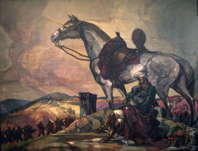 Generaal Don Tomas de Zumalacarregui door Gustavo de Maeztu