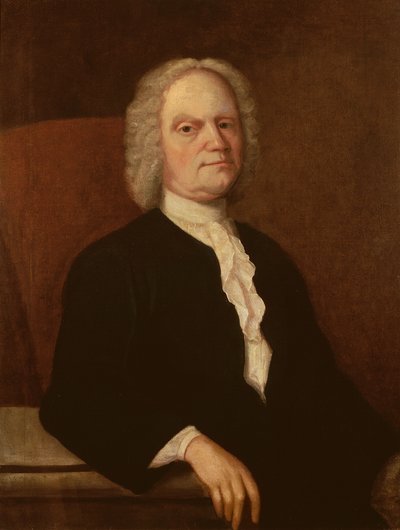Zelfportret, c.1740 door Gustavus Hesselius