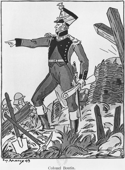 Kolonel Boutin, illustratie uit 