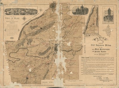 Floyd County, Ga. omvat 512 vierkante mijlen van de meest pittoreske en vruchtbare gronden, afgestaan aan de staat Cherokee Indianen door Guy Beauman