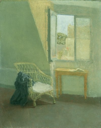 Een Hoek van de Kamer van de Kunstenaar in Parijs door Gwen John