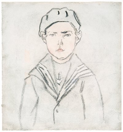 Jongen in matrozenpak door Gwen John