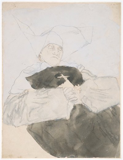 De stervende non door Gwen John