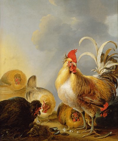Een Groep Boerderijdieren door Gysbert Hondecoeter