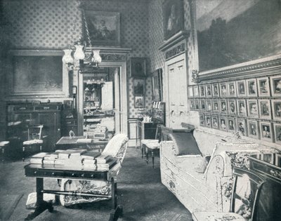 De kleedkamer van de prins-gemaal in Buckingham Palace door HN King