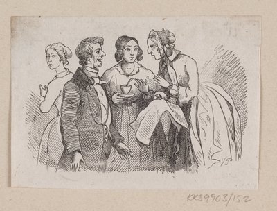 Illustratie voor "Het is heel zeker" in H.C. Andersen, "Sprookjes en Verhalen", Deel 2 door H.P. Hansen