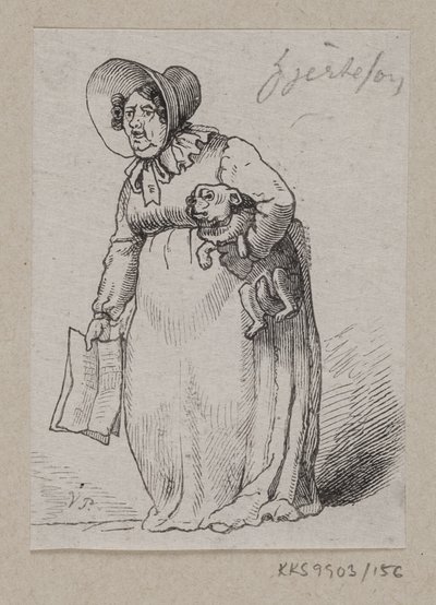 Illustratie voor "Hjertesorg" in H.C. Andersen, "Sprookjes en Verhalen", Deel 2 door H.P. Hansen