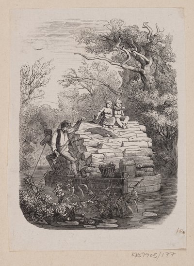 Illustratie voor "Ib en kleine Christine" in H.C. Andersen, "Sprookjes en Verhalen", Deel 2 door H.P. Hansen