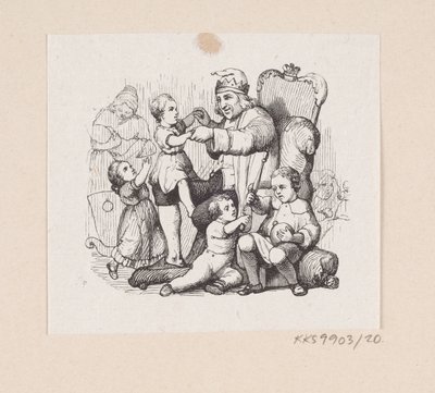 Illustratie voor "Reisekammeraten" in H.C. Andersen, "Sprookjes en Verhalen", Deel 1 door H.P. Hansen