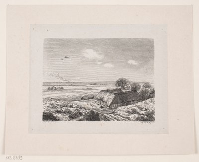 Landschap door H.P. Hansen