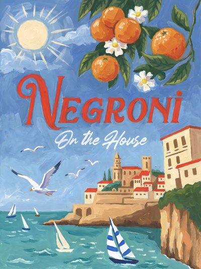 Italiaanse Negroni aan de kust door HUGO
