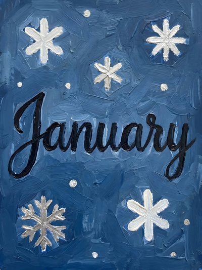 Januari: Winterse sneeuwvlokken door HUGO