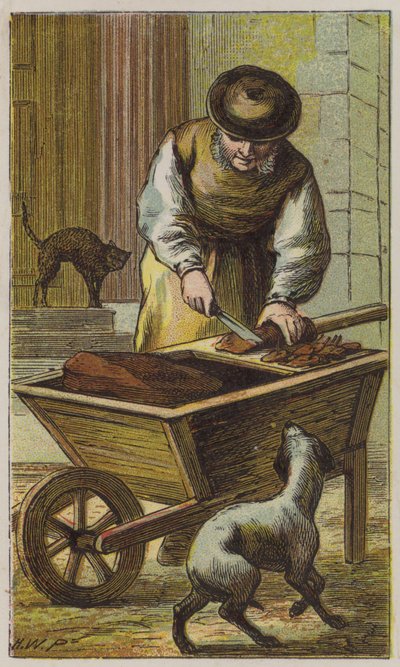 Kattenvleesman door H.W. (after) Petherick