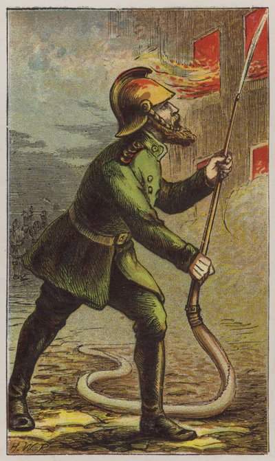 Brandweerman door H.W. (after) Petherick