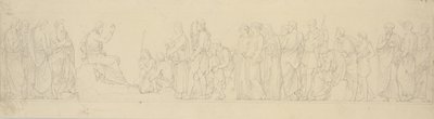 De Bergrede. Friescompositie met studie voor afwijkend reliëf in de Slotkerk door H.W. Bissen