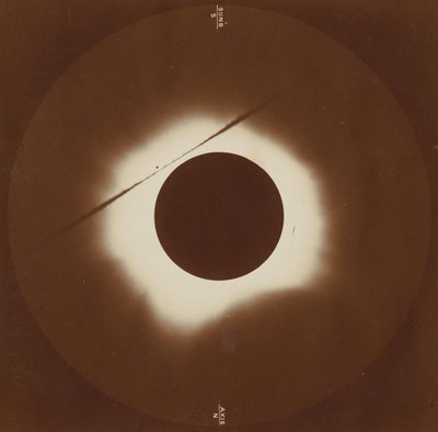 Zonsverduistering vanaf Caroline Island, 6 mei 1883 door H. A. Lawrence