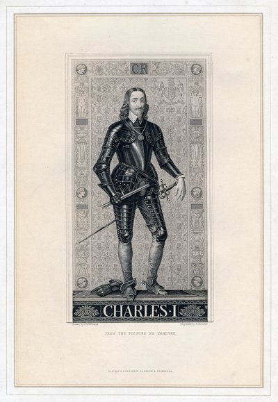 Karel I van Engeland, 19e eeuw door H. Bourne