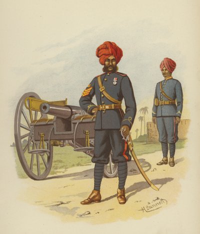 De Bombay Artillerie door H. Bunnett