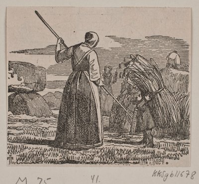 Illustratie voor "Gjordemoderen og Trolden" door H. C. Henneberg