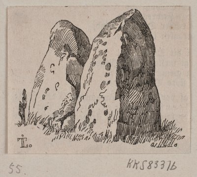 Illustratie voor "Steenmonumenten" door H. C. Henneberg