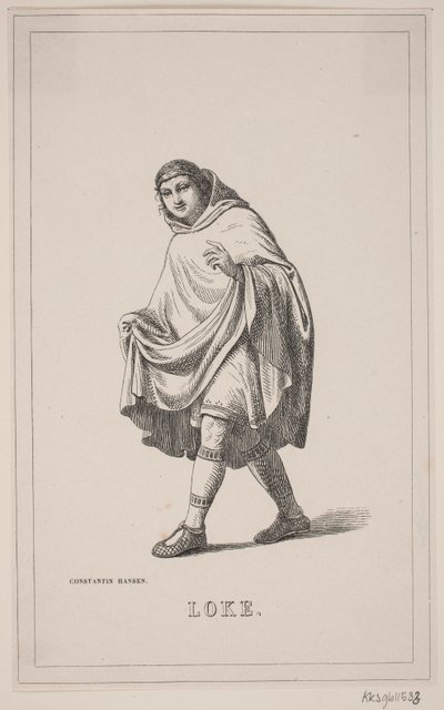 Loke. Illustratie voor Fabricius