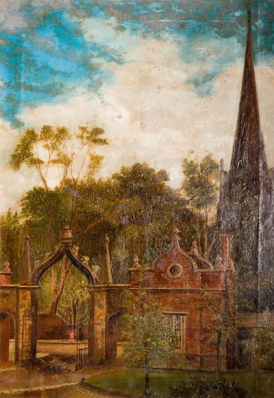 Tudor Poort, Aston Hall, 1895 door H E Pountney