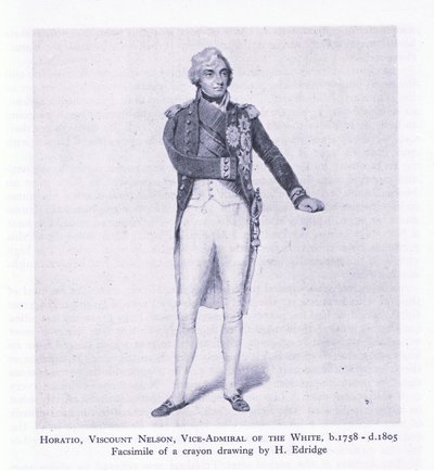 Horatio, Burggraaf Nelson, uit Britse Avonturen uitgegeven door Collins door H. Eldridge