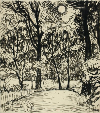 (Zonverlicht pad) door H. Lyman Sayen