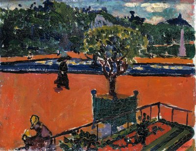 In de Luxemburgse tuinen door H. Lyman Sayen