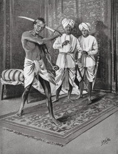De laatste daad van Malik Naib Kafur, AD 1316 door H. M. (after) Burton