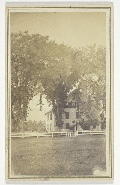 Het huis van Miss Brown en het merkwaardige iepenkruis. door H. O. Bly
