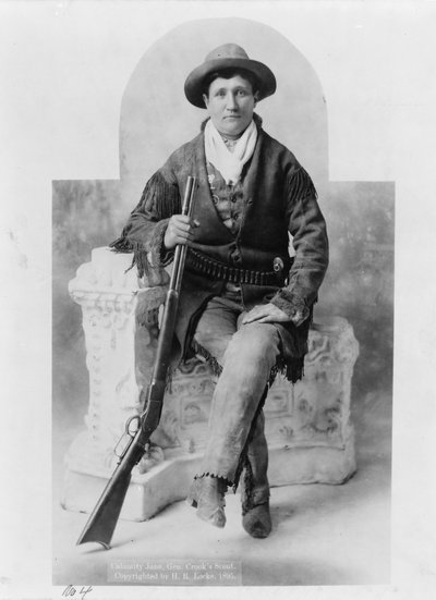 Calamity Jane als verkenner van generaal Crook door H. R. Locke