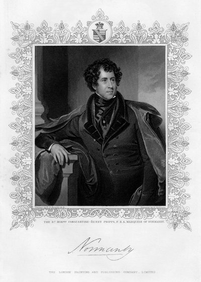 Constantine Henry Phipps, Markies van Normandië, 19e eeuw door H. Robinson