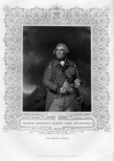 George Augustus Eliott, 1e Baron Heathfield door H. Robinson