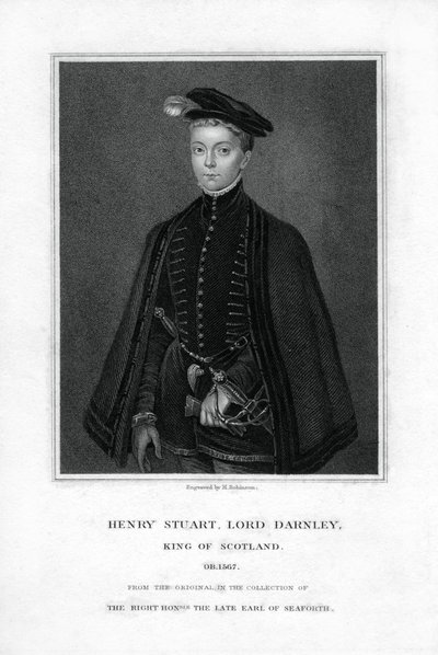 Henry Stuart, Lord Darnley, tweede echtgenoot van Mary, Queen of Scots, 19e eeuw door H. Robinson